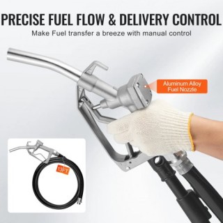 VEVOR  Αντλία Μεταφοράς Καυσίμου 12V 5 GPM 1/7 HP με Αυτόματο Ακροφ...