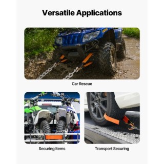 VEVOR Ιμάντες Δεσίματος Άξονα με Δακτύλιο 2x3.2 ft για Τρέιλερ/Φορτ... VEVOR Ιμάντες Δεσίματος Άξονα με Δακτύλιο 2x3.2 ft για Τρέιλερ/Φορτ...