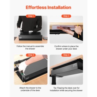 VEVOR Συρόμενο Συρτάρι Οργάνωσης 40 εκ. για Γραφείο GZTCTCGK16IN3F9... VEVOR Συρόμενο Συρτάρι Οργάνωσης 40 εκ. για Γραφείο GZTCTCGK16IN3F9...