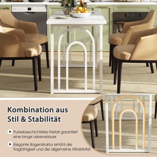 Costway Μοντέρνο Τραπέζι Φάρμας με Μεταλλικό Σκελετό και Καμπυλωτή... Costway Μοντέρνο Τραπέζι Φάρμας με Μεταλλικό Σκελετό και Καμπυλωτή...