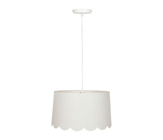 Ostaria Κυλινδρικό Κρεμαστό Φωτιστικό Υφάσματος Ματιλντε Μπεζ και Λ... Ostaria Κυλινδρικό Κρεμαστό Φωτιστικό Υφάσματος Ματιλντε Μπεζ και Λ...