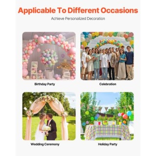 VEVOR Σετ Μεταλλικών Αψίδων για Φόντο, 3 Σταντ με Πολυτελές Γάζα γι... VEVOR Σετ Μεταλλικών Αψίδων για Φόντο, 3 Σταντ με Πολυτελές Γάζα γι...