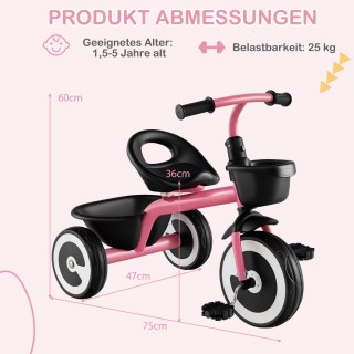 Costway Παιδικό Ποδήλατο Ισορροπίας με Ρυθμιζόμενο Κάθισμα και 2 Κα... Costway Παιδικό Ποδήλατο Ισορροπίας με Ρυθμιζόμενο Κάθισμα και 2 Κα...