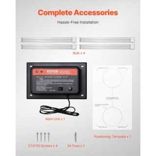 VEVOR Σύστημα Καθαρισμού Αέρα HVAC για Όλο το Σπίτι με Λάμπα UV 72W... VEVOR Σύστημα Καθαρισμού Αέρα HVAC για Όλο το Σπίτι με Λάμπα UV 72W...