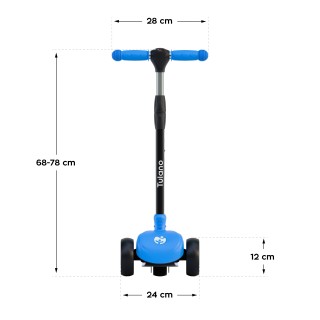 Tulano Πτυσσόμενο Τρίτροχο Scooter με LED για Παιδιά από 3 ετών, Μπ... Tulano Πτυσσόμενο Τρίτροχο Scooter με LED για Παιδιά από 3 ετών, Μπ...