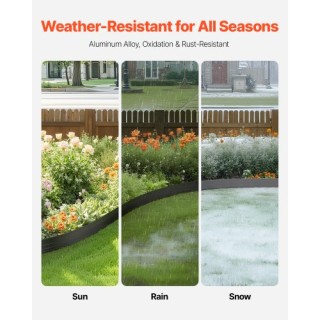 VEVOR Μεταλλικό Περίγραμμα Τοπίου 10 Τεμαχίων 60in Ανθεκτικό στη Σκ...