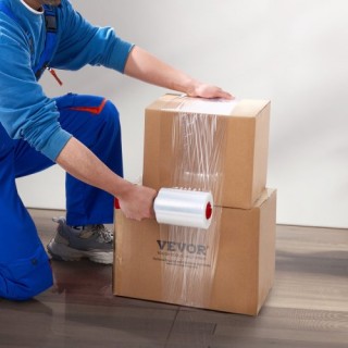 VEVOR Διάφανη Μεμβράνη Συσκευασίας 5x1000, 2τμχ, 80 Gauge με Λαβές ... VEVOR Διάφανη Μεμβράνη Συσκευασίας 5x1000, 2τμχ, 80 Gauge με Λαβές ...