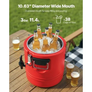 VEVOR Μονωμένος Διανομέας Ποτών 3 Γαλόνια/11.4 Λίτρα για Ζεστά & Κρ... VEVOR Μονωμένος Διανομέας Ποτών 3 Γαλόνια/11.4 Λίτρα για Ζεστά & Κρ...