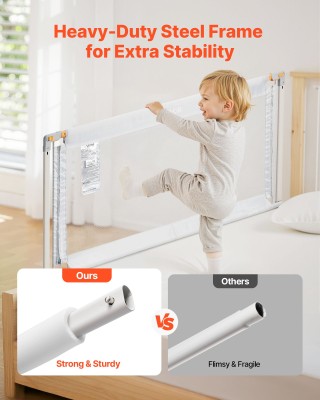 VEVOR Παιδικό Κάγκελο Κρεβατιού 2000x890 mm YYECLHHLBYSX7BGHE001V0