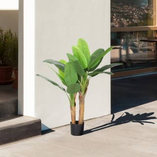 HOMCOM Τεχνητή Μπανάνα Φυτό Ύψους 120 εκ. με Γλάστρα Συμπεριλαμβανό... HOMCOM Τεχνητή Μπανάνα Φυτό Ύψους 120 εκ. με Γλάστρα Συμπεριλαμβανό...