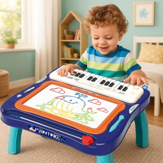BAKAJI Πίνακας με Πιανόλα 2 σε 1 για Παιδιά Δημιουργικό Εκπαιδευτικ... BAKAJI Πίνακας με Πιανόλα 2 σε 1 για Παιδιά Δημιουργικό Εκπαιδευτικ...