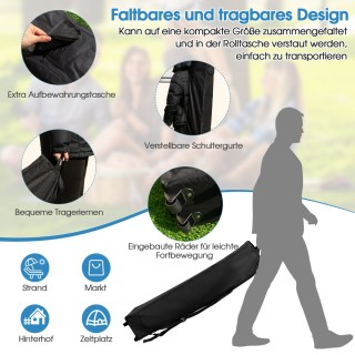 Costway Μπλε Σκηνή Πάρτι 3x3m με Λυγισμένα Πόδια NP10301BL Costway Μπλε Σκηνή Πάρτι 3x3m με Λυγισμένα Πόδια NP10301BL