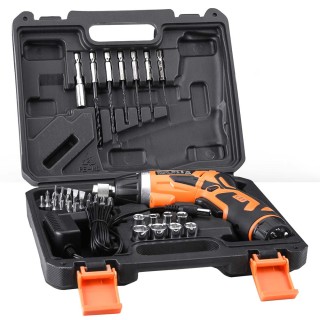 BAKAJI  Ηλεκτρικό Κατσαβίδι Μπαταρίας με 38 μύτες και Φακό LED  028...