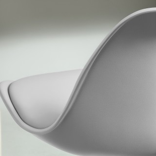 HOMCOM Σετ 2 Σκαμπό Μπαρ με Πλάτη και Υποπόδιο, από PP, PU Δέρμα κα...