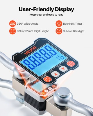 VEVOR Ψηφιακή Ζυγαριά Γερανογερανού, 10 Τόνων Μέγιστη Ικανότητα, Βα...