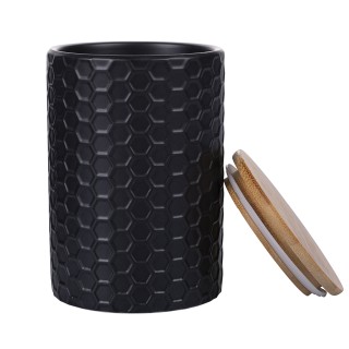 Villa DEste  Σετ 3 βαζάκια 750 ml από κεραμικό υλικό με καπάκι από ...