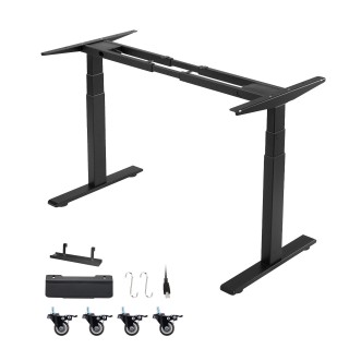 VEVOR Ηλεκτρικός σκελετός γραφείου ρυθμιζόμενου ύψους με διπλό μοτέ...