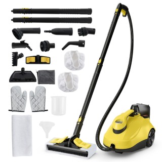 Costway Υψηλής Απόδοσης Καθαριστής Ατμού με Πίεση 5 Bar και Δεξαμεν... Costway Υψηλής Απόδοσης Καθαριστής Ατμού με Πίεση 5 Bar και Δεξαμεν...