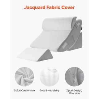 VEVOR Ορθοπεδικό Μαξιλάρι Σφήνα 4 Τμχ Ρυθμιζόμενο για Ύπνο XXZKDJXX... VEVOR Ορθοπεδικό Μαξιλάρι Σφήνα 4 Τμχ Ρυθμιζόμενο για Ύπνο XXZKDJXX...