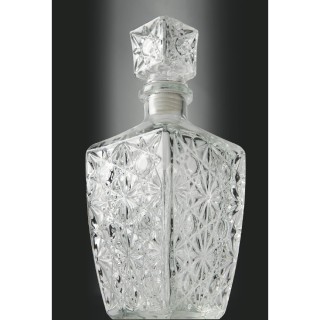 Galileo Σετ Μπουκάλι και 6 Ποτήρια Λικέρ από Γυαλί Διαμάντι SChef 5...