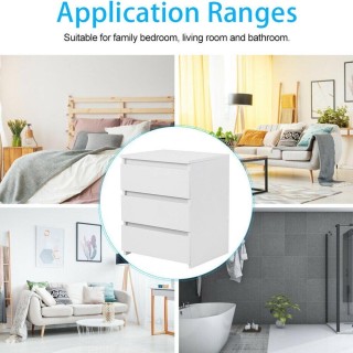 BAKAJI Κομοδίνο Συρταριέρα με 3 Συρτάρια Μοντέρνου Σχεδιασμού από ... BAKAJI Κομοδίνο Συρταριέρα με 3 Συρτάρια Μοντέρνου Σχεδιασμού από ...