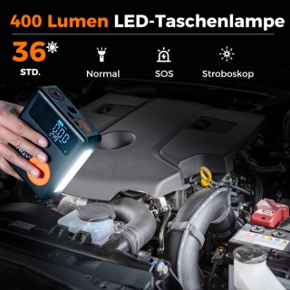 Costway 2000A 12V Εκκινητής Μπαταρίας Αυτοκινήτου με Ψηφιακό Φουσκω... Costway 2000A 12V Εκκινητής Μπαταρίας Αυτοκινήτου με Ψηφιακό Φουσκω...