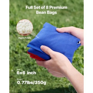 VEVOR Σετ Κορνχόλ 3x2ft Φορητό Παιχνίδι Με Ξύλινη Σανίδα και 8 Σακο... VEVOR Σετ Κορνχόλ 3x2ft Φορητό Παιχνίδι Με Ξύλινη Σανίδα και 8 Σακο...