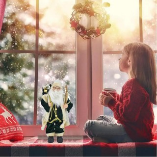 BAKAJI  Πράσινο Αγαλματίδιο Άγιου Βασίλη Αγαλματίδιο 40εκ Ρούχα από...