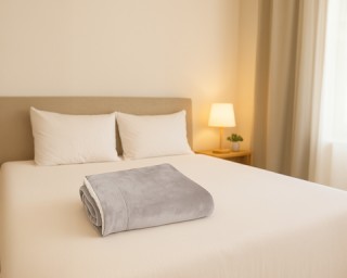 Ruhhy Διπλής Όψης Γκρι Ανοικτό Κουβέρτα - 150x200cm Απόλυτης Άνεσης...