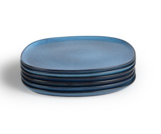 Σετ πιάτων Lott 18 τεμαχίων - Ανοιχτό Μπλε 8720604887266 Lifa-Living