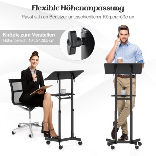 Costway Φορητό αναλόγιο με ρυθμιζόμενο ύψος και κλίση για λάπτοπ μα... Costway Φορητό αναλόγιο με ρυθμιζόμενο ύψος και κλίση για λάπτοπ μα...