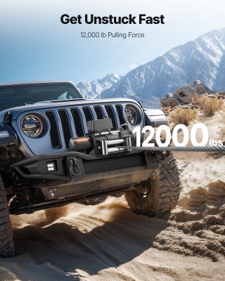 VEVOR Ηλεκτρικό Βίντσι 12V DC 5400kg με Ατσάλινο Σχοινί για SUV, Je... VEVOR Ηλεκτρικό Βίντσι 12V DC 5400kg με Ατσάλινο Σχοινί για SUV, Je...