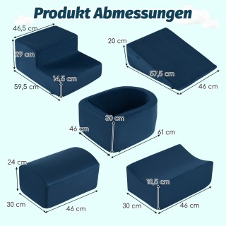 Costway 5 Τεμ. Αντιαλεργικοί Αφρώδεις Παιδότομοι με Πισίνα Μπαλών γ... Costway 5 Τεμ. Αντιαλεργικοί Αφρώδεις Παιδότομοι με Πισίνα Μπαλών γ...