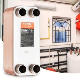 VEVOR Εναλλάκτης Θερμότητας 50 Πλακών 4*1-1/4 MNPT Θύρες 5x 12 Συγκ... VEVOR Εναλλάκτης Θερμότητας 50 Πλακών 4*1-1/4 MNPT Θύρες 5x 12 Συγκ...