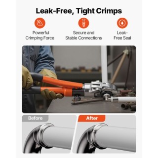 VEVOR Υδραυλικός Εργαλείο Συμπίεσης Σωλήνων, Πρέσα Φιτινγκς PEX & Α... VEVOR Υδραυλικός Εργαλείο Συμπίεσης Σωλήνων, Πρέσα Φιτινγκς PEX & Α...