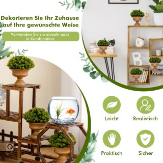 Costway Σετ 4 Τεχνητών Μίνι Φυτών σε Γλάστρες για Εσωτερικούς Χώρου... Costway Σετ 4 Τεχνητών Μίνι Φυτών σε Γλάστρες για Εσωτερικούς Χώρου...