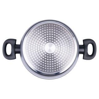 Galileo Κατσαρόλα με Καπάκι 22cm, Αντικολλητική Εσωτερική Επίστρωση...