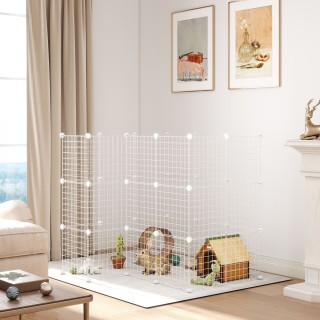 PawHut Περιφραγμένος Χώρος για Μικρά Κατοικίδια Ζώα με 36 Διαμορφώσ... PawHut Περιφραγμένος Χώρος για Μικρά Κατοικίδια Ζώα με 36 Διαμορφώσ...