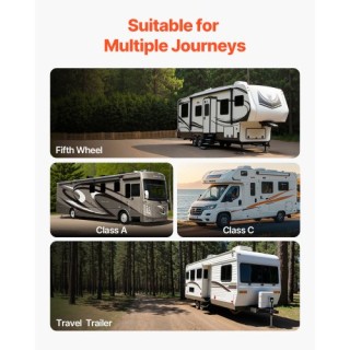 VEVOR Μαξιλάρια Στάθμευσης Τροχόσπιτου 5000lbs 4τμχ για 10 Στρογγυλ...