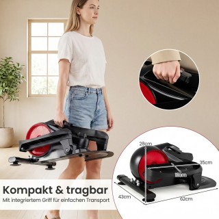 Costway Ελλειπτικό μηχάνημα με ρυθμιζόμενη μαγνητική αντίσταση, αθό...