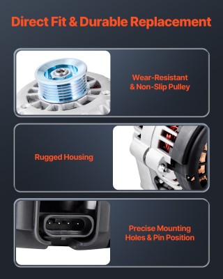 VEVOR Δυναμό Αυτοκινήτου για Cadillac Escalade EXT 6.0L 2003-2004 C... VEVOR Δυναμό Αυτοκινήτου για Cadillac Escalade EXT 6.0L 2003-2004 C...