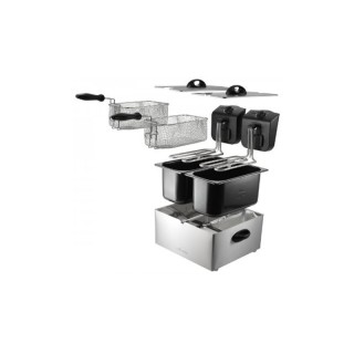 Διπλή Φριτέζα Clatronic 2000W FR3195 Διπλή Φριτέζα Clatronic 2000W FR3195
