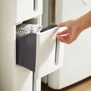 SONGMICS Κομψό Τρόλεϊ Αποθήκευσης με 4 Συρτάρια σε Ρόδες, Λευκό και... SONGMICS Κομψό Τρόλεϊ Αποθήκευσης με 4 Συρτάρια σε Ρόδες, Λευκό και...