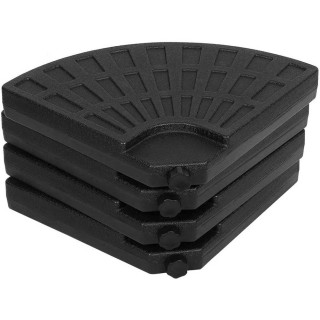 BAKAJI Βάση για Ομπρέλα Κήπου Παραλίας 4x Γεμιζόμενες Βάσεις σε Σχ... BAKAJI Βάση για Ομπρέλα Κήπου Παραλίας 4x Γεμιζόμενες Βάσεις σε Σχ...