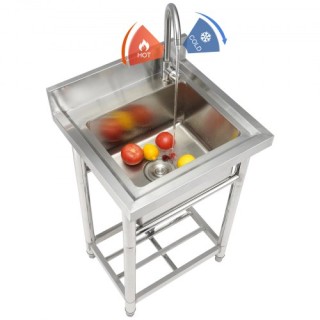 Νιπτήρας Ανοξείδωτος VEVOR, 1 Θέση, 16x13x8.7 in, NSF Πιστοποίηση ... Νιπτήρας Ανοξείδωτος VEVOR, 1 Θέση, 16x13x8.7 in, NSF Πιστοποίηση ...