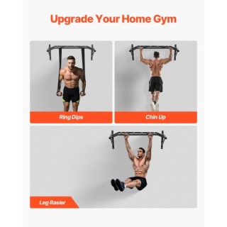 VEVOR Πολυχρηστική Μπάρα Έλξης Τοίχου Βαρέως Τύπου για Οικιακό Γυμν...