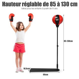 Παιδικό Σετ Πυγμαχίας Punching Ball με Ρυθμιζόμενο Ύψος 85–130cm SP... Παιδικό Σετ Πυγμαχίας Punching Ball με Ρυθμιζόμενο Ύψος 85–130cm SP...