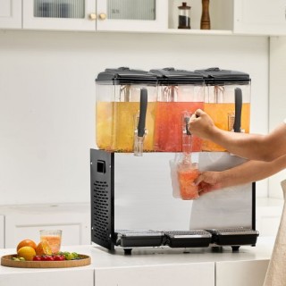 VEVOR Εμπορικός Διανομέας Ποτών 12L x 3 Δεξαμενές Κρύου Χυμού SYYL... VEVOR Εμπορικός Διανομέας Ποτών 12L x 3 Δεξαμενές Κρύου Χυμού SYYL...