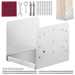 VEVOR Ρυθμιζόμενη Βάση Στύλου 203.2x203.2mm από Ανοξείδωτο Ατσάλι γ... VEVOR Ρυθμιζόμενη Βάση Στύλου 203.2x203.2mm από Ανοξείδωτο Ατσάλι γ...