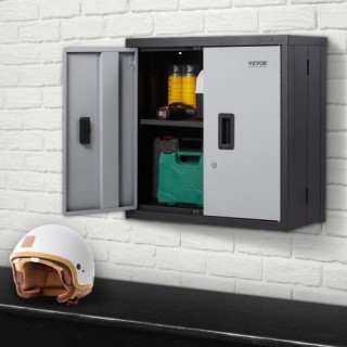 Πτυσσόμενο Ντουλάπι Τοίχου VEVOR, Μεταλλικό Ντουλάπι Γκαράζ 26 Μαύρ...